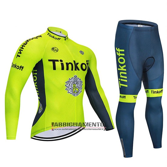 Abbigliamento Tinkoff 2020 Manica Lunga e Calzamaglia Con Bretelle Giallo - Clicca l'immagine per chiudere